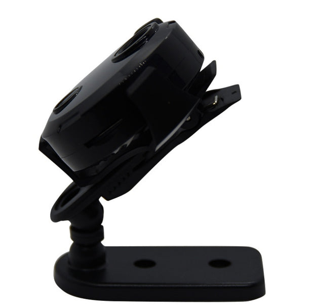 Side view of HDQ15 Home Surveillance Camera 1080P mounted on an adjustable bracket, ideal for flexible indoor security installation.
