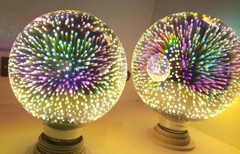 3D Edison Light Bulb – Decorative ST64 G95 Filament LED Star Lamp