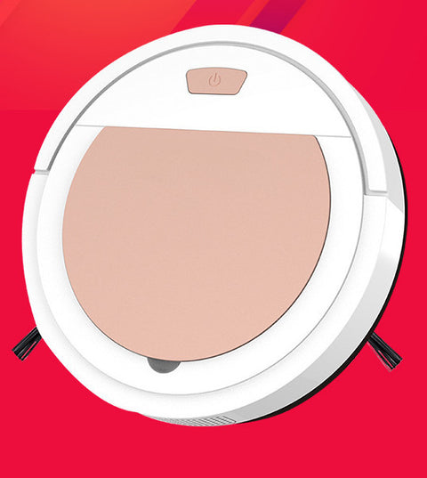 Quiet robot vacuum cleaner for carpets and tiles
