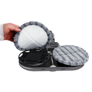 Washable mop cleaning pads for electric mop accessories
