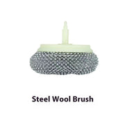 Handheld electric cleaning brush for tiles and sinks