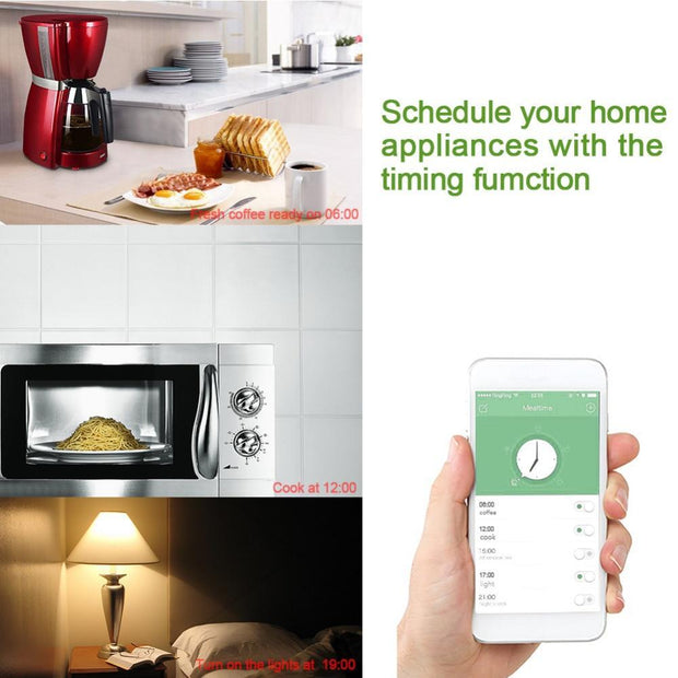 WiFi smart plug control for smart home devices