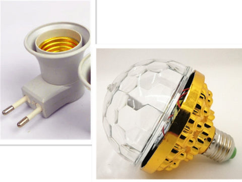 LED spinning magic ball stage bulb
