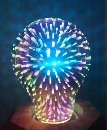 3D Edison Light Bulb – Decorative ST64 G95 Filament LED Star Lamp