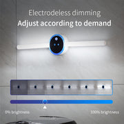Smart Cabinet Light Clock Timing Sensor Light with stepless dimming feature, allowing brightness adjustment to user preference.