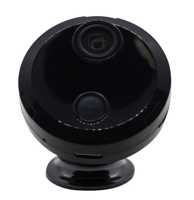 Front close-up of HDQ15 Home Surveillance Camera 1080P lens and sensor, highlighting its full HD resolution for clear video capture.