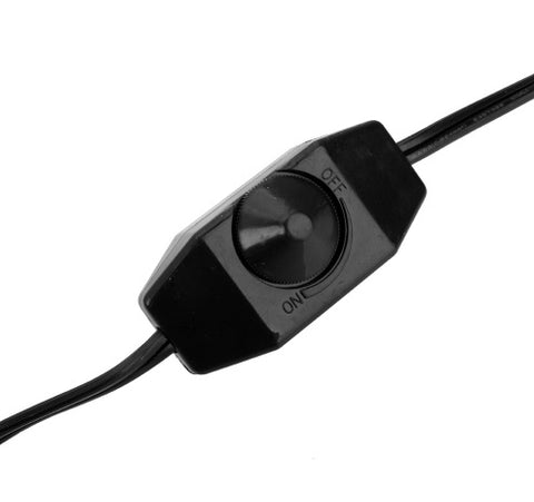 Close-up of button switch for Crystal Salt Lamp Night Light, featuring easy on/off control for bedroom ambiance lighting.