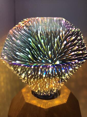 3D Edison Light Bulb – Decorative ST64 G95 Filament LED Star Lamp