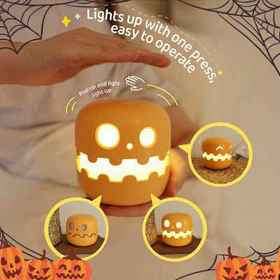  - Halloween Decor with pop-up LED light, perfect for kids' rooms and festive nightlight gifts.