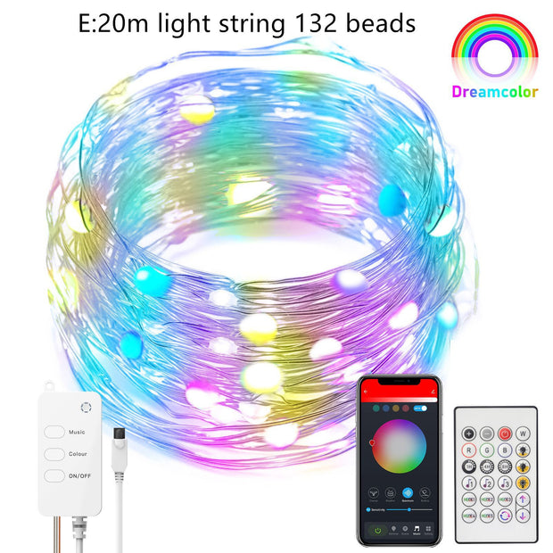 Smart LED Music Sync Dreamcolor String Lights
